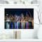 Designart - New York Midtown Night Panorama - Extra Large Canvas Art Print